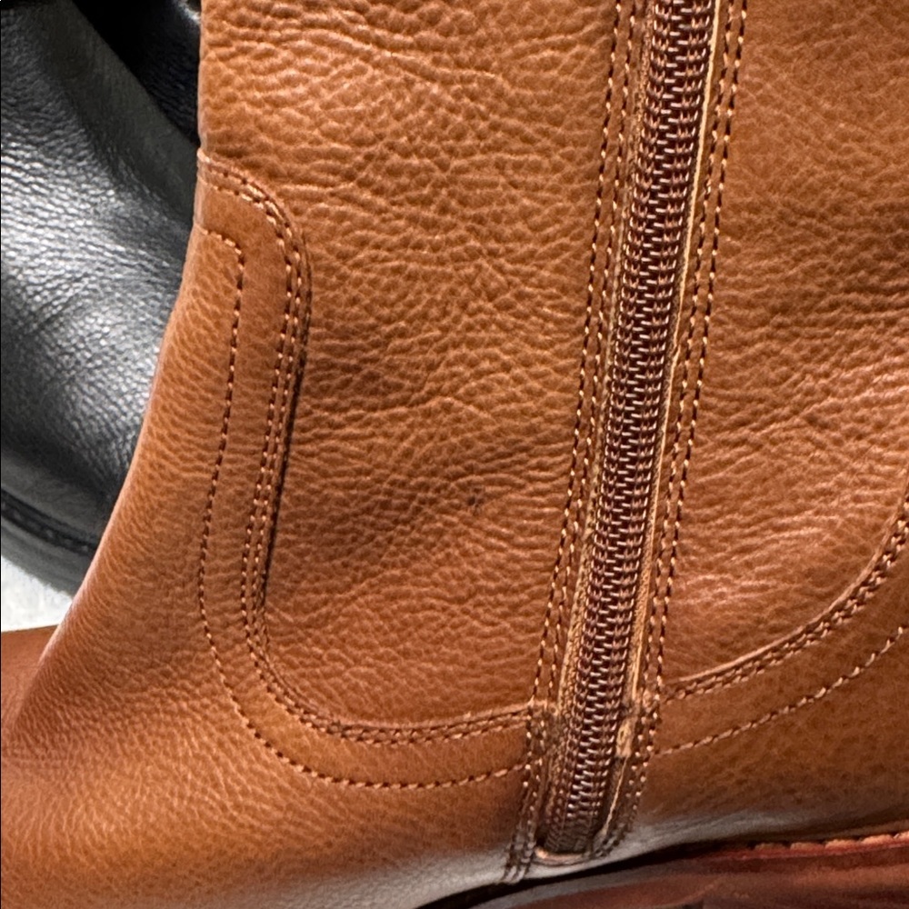 Seychelles Cognac Turbulent Ankle Boots Size 6.5 - Picture 14 of 16
